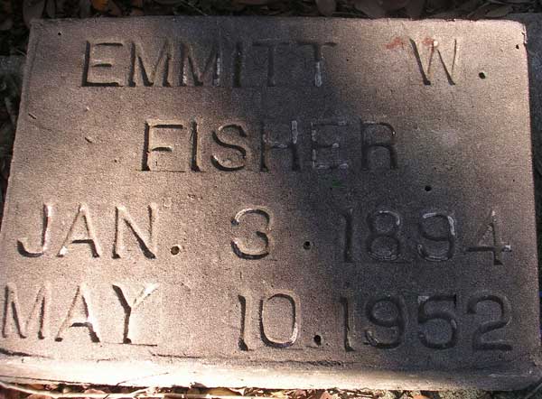 Emmitt  W. Fisher Gravestone Photo