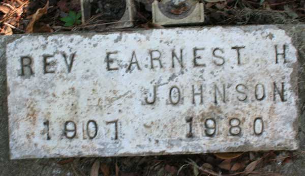 Earnest H. Johnson Gravestone Photo