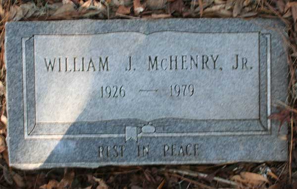 William J. McHenry Gravestone Photo