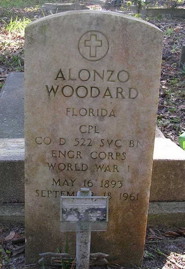 Alonzo Woodard Gravestone Photo