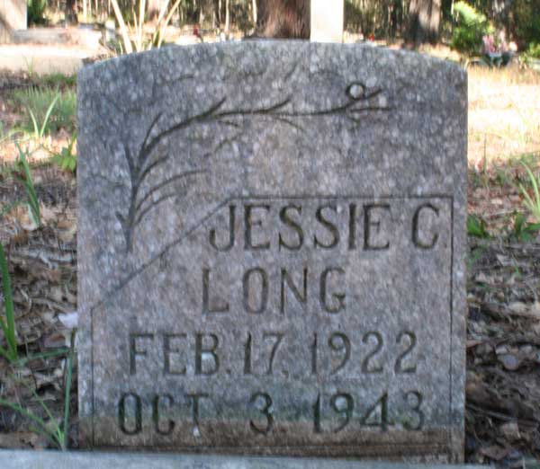 Jessie C. Long Gravestone Photo