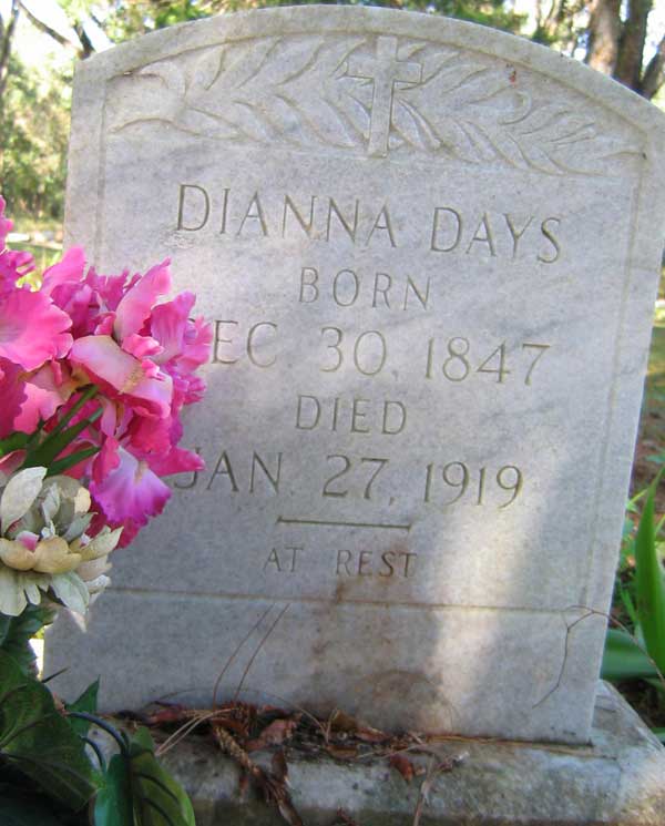 Dianna Days Gravestone Photo