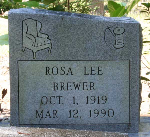 Rosa Lee Brewer Gravestone Photo