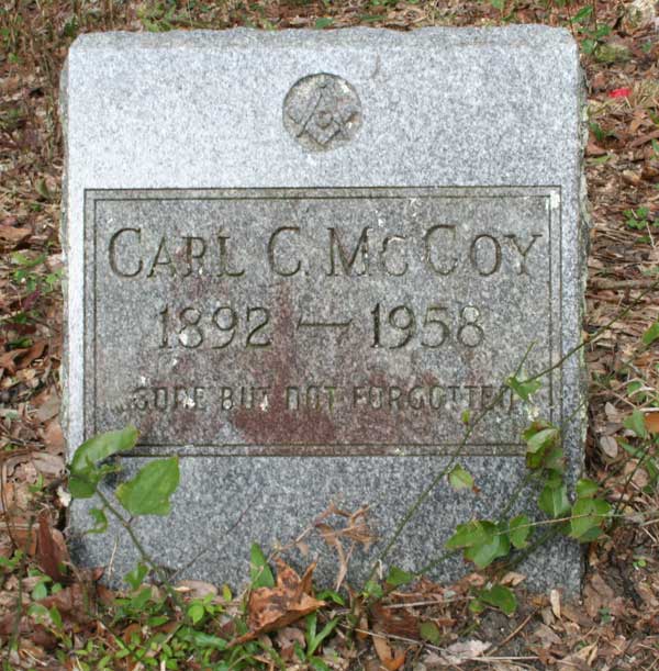 Carl C. McCoy Gravestone Photo