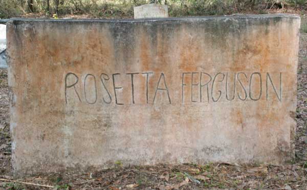 Rosetta Ferguson Gravestone Photo