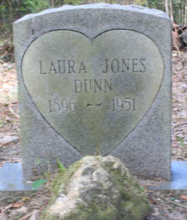 Laura Jones Dunn Gravestone Photo