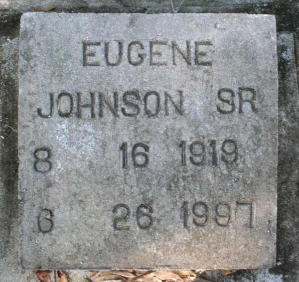 Eugene Johnson Gravestone Photo