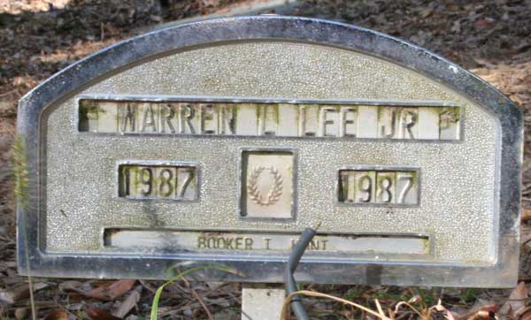 Warren L. Warren L. Lee Jr. Gravestone Photo