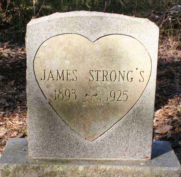 James Strongs Gravestone Photo