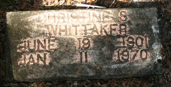 Christine S. Whittaker Gravestone Photo