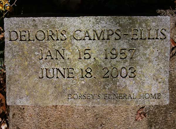 Deloris Camps-Ellis Gravestone Photo