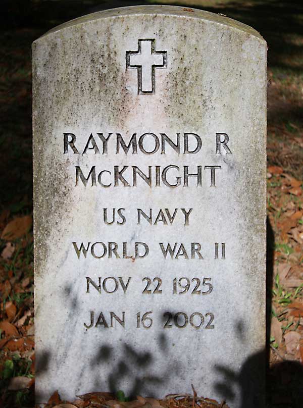 Raymond R. McKnight Gravestone Photo
