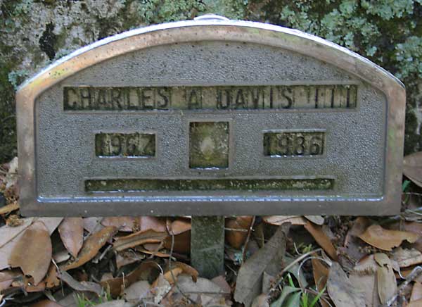 Charles A. Davis  Gravestone Photo
