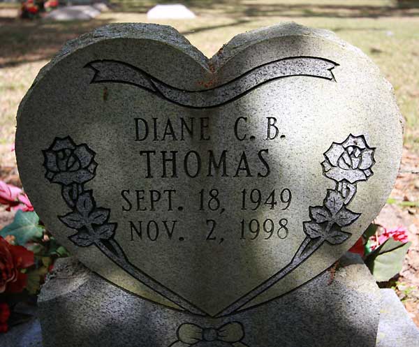 Diane C. B. Thomas Gravestone Photo