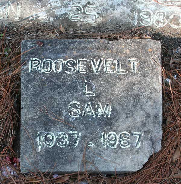 Roosevelt L. Sam Gravestone Photo