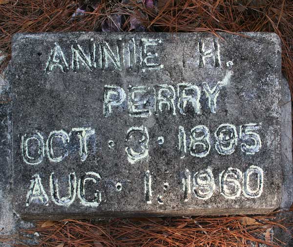 Annie H. Perry Gravestone Photo