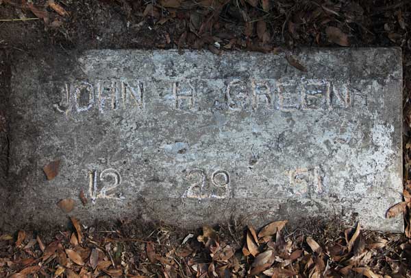 John H. Green Gravestone Photo