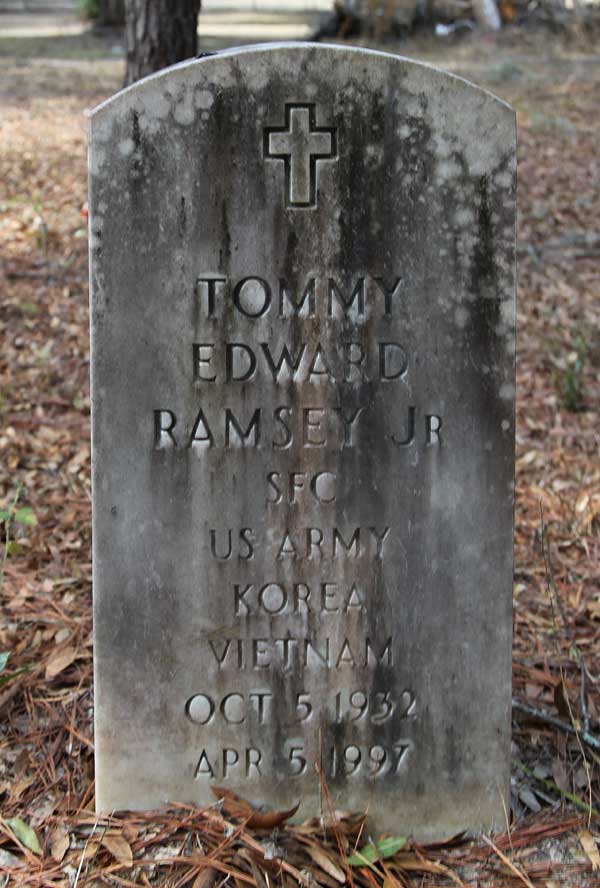 Tommy Edward Ramsey Gravestone Photo
