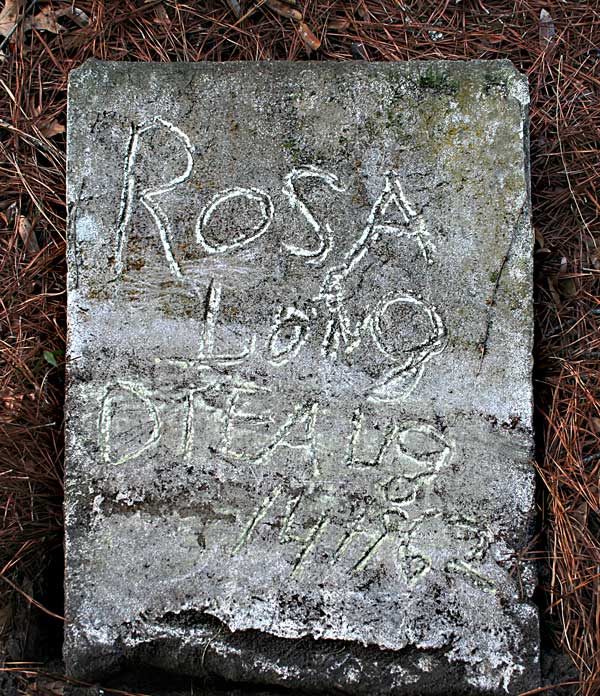 Rosa Long Gravestone Photo