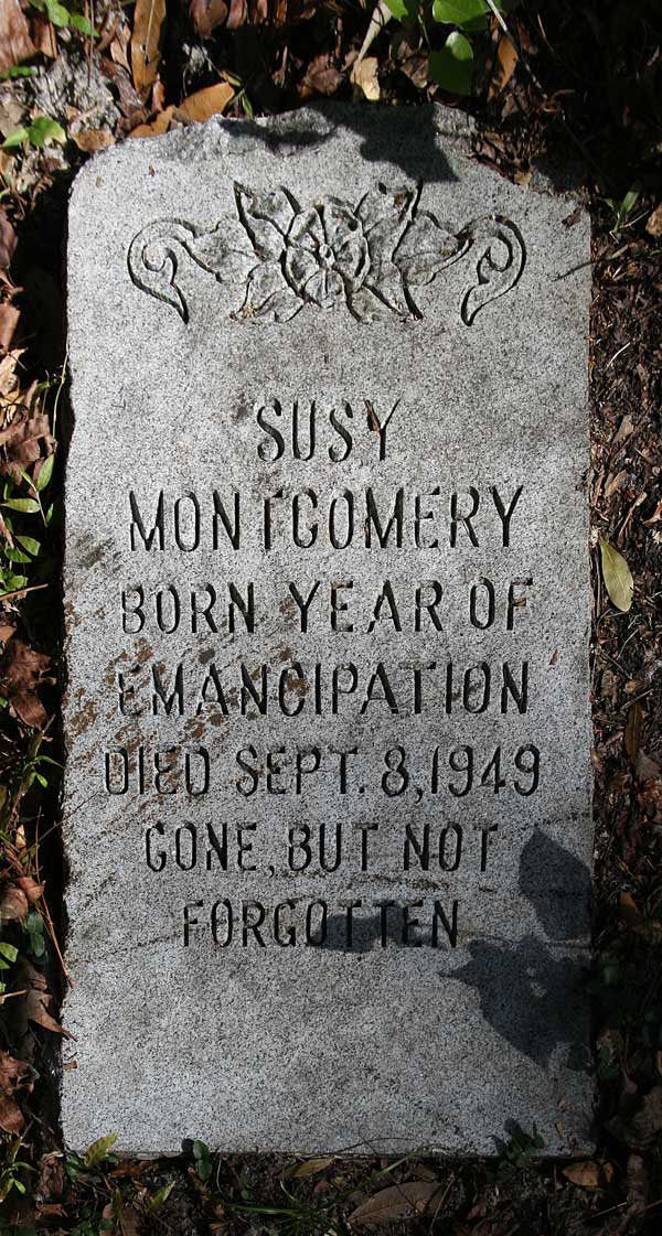 Susy Montgomery Gravestone Photo