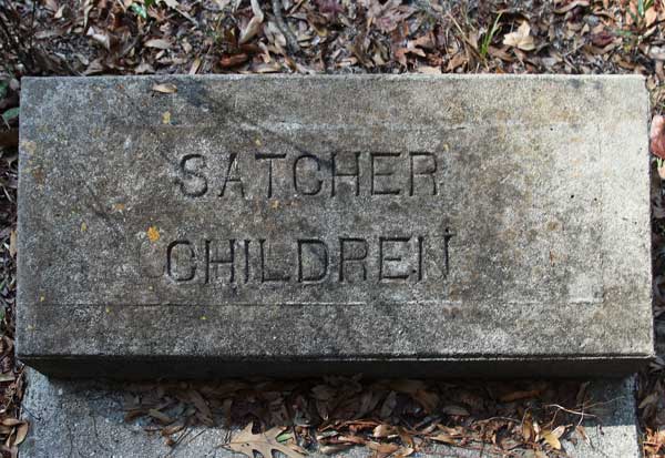  Satcher Children Gravestone Photo