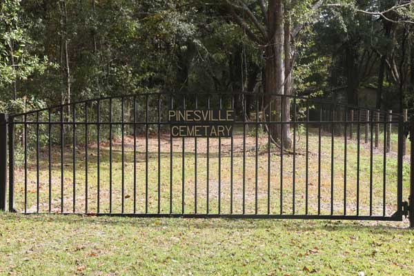  Pinesville Cemetary Gate Gravestone Photo