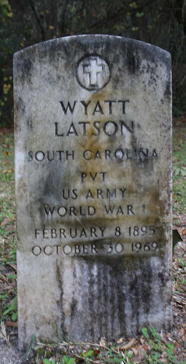 Wyatt Latson Gravestone Photo