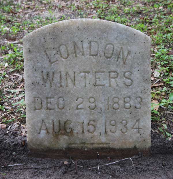 London Winters Gravestone Photo