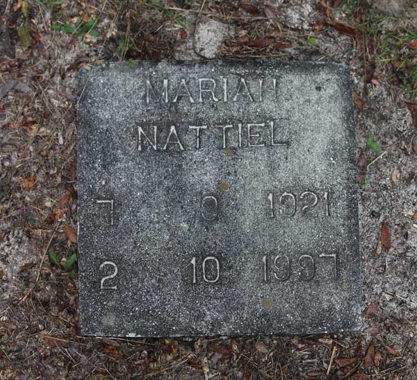Mariah Nattiel Gravestone Photo