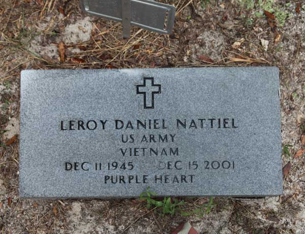 Leroy Daniel Nattiel Gravestone Photo