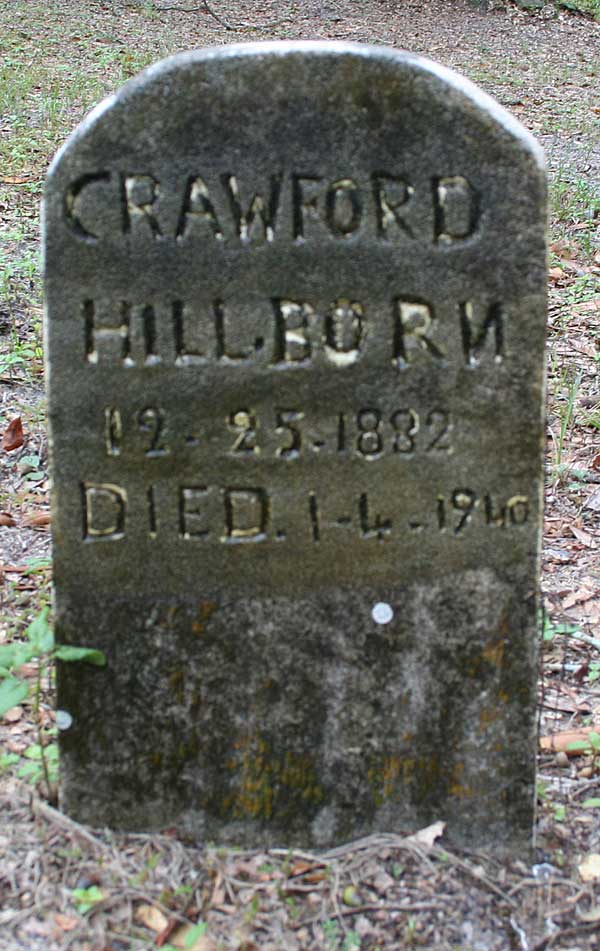 Crawford Hill Gravestone Photo