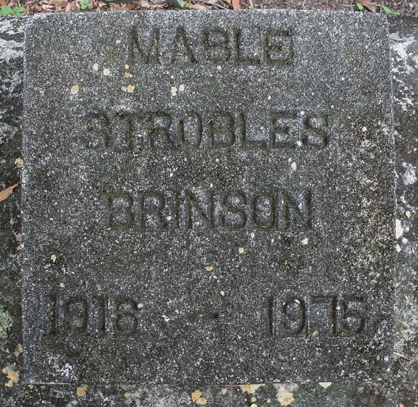 Mable Strobles Brinson Gravestone Photo