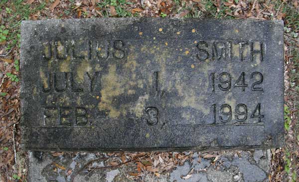Julius Smith Gravestone Photo