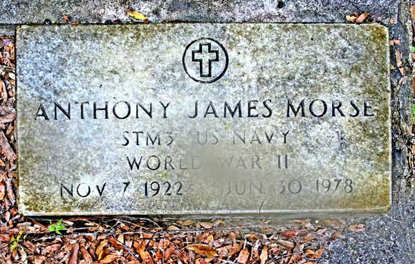 Anthony James Morse Gravestone Photo