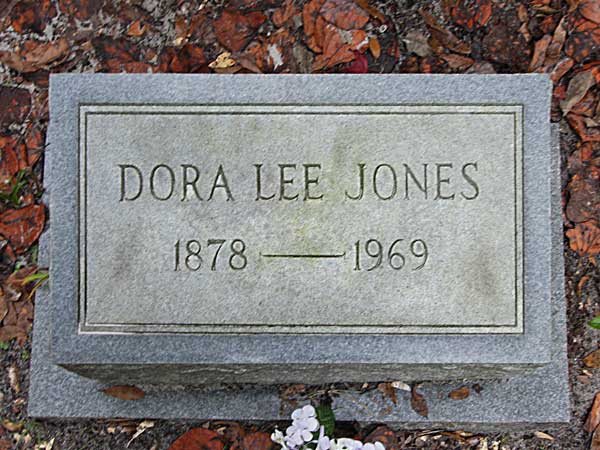 Dora Lee Jones Gravestone Photo