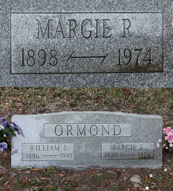 Margie R. Ormond Gravestone Photo