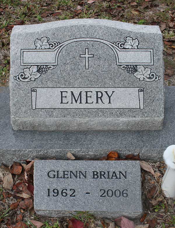 Glenn Brian Emery Gravestone Photo