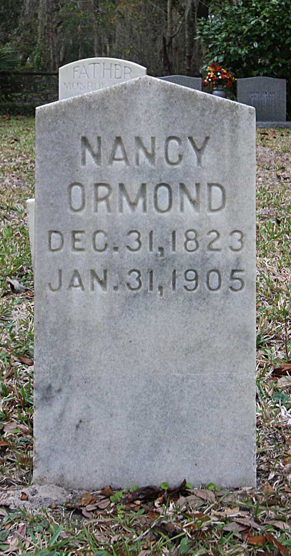 Nancy Ormond Gravestone Photo
