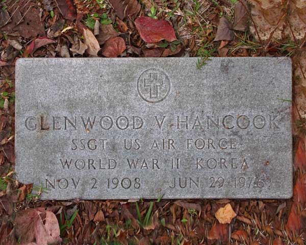 Glenwood V. Hancock Gravestone Photo