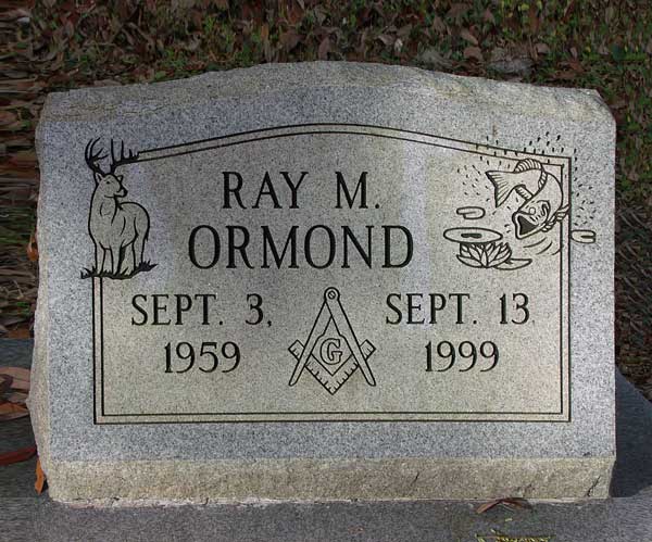 Ray M. Ormond Gravestone Photo