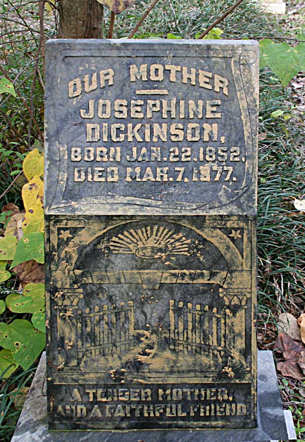 Josephine Dickinson Gravestone Photo