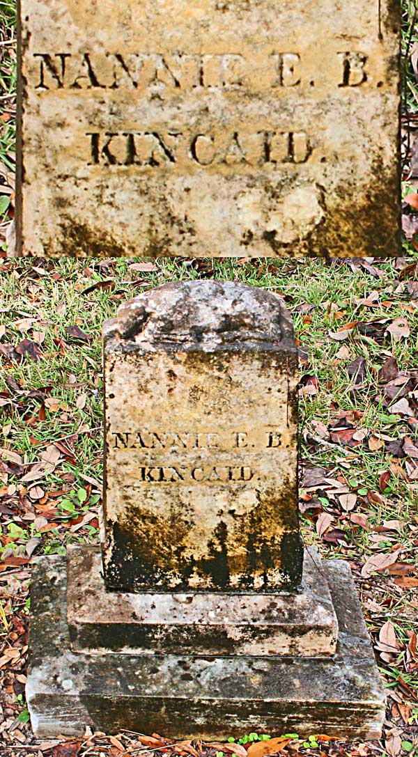 Nannie E. B. Kincaid Gravestone Photo