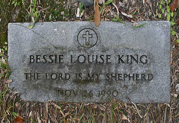 Bessie Louise King Gravestone Photo