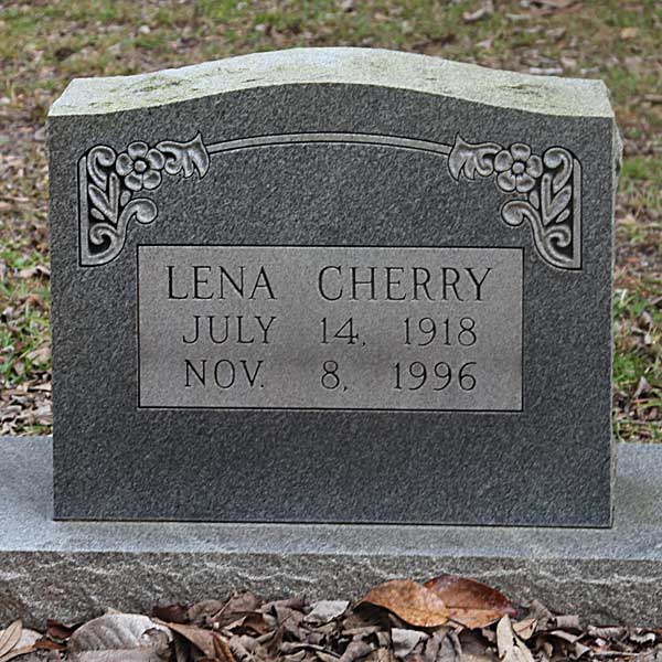 Lena Cherry Gravestone Photo