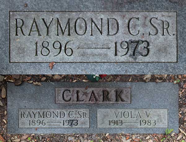 Raymond C. Clark Gravestone Photo