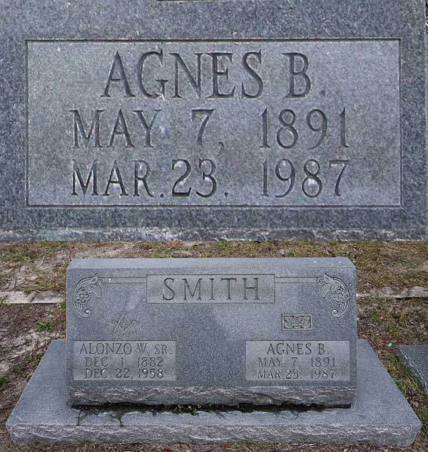 Agnes B. Smith Gravestone Photo