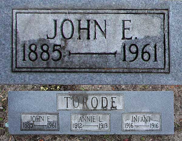 John E. Torode Gravestone Photo