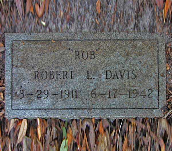 Robert L. Davis Gravestone Photo