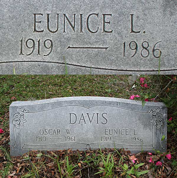 Eunice L. Davis Gravestone Photo