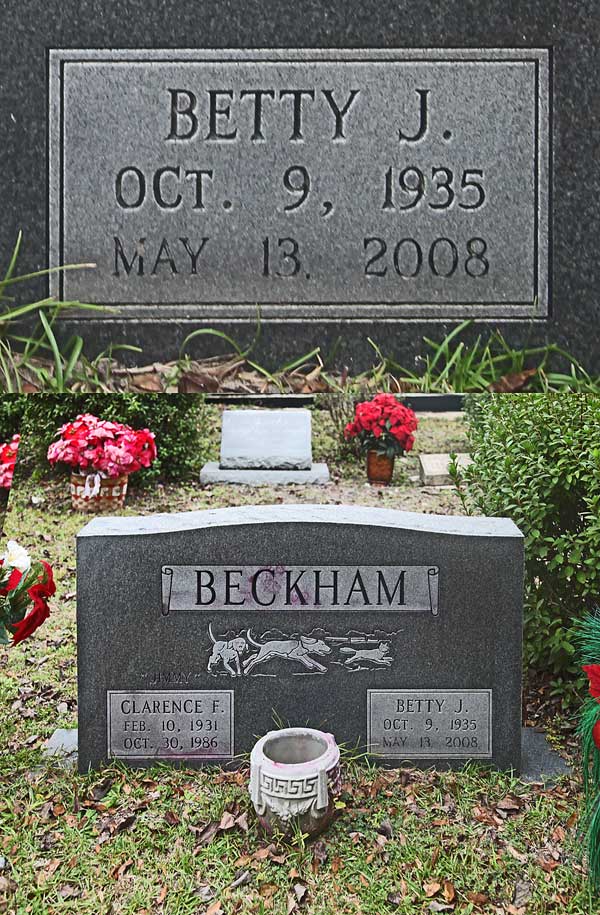 Betty J. Beckham Gravestone Photo